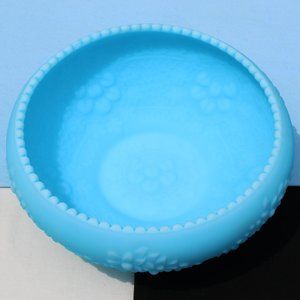 Fenton Satin Blue Bowl